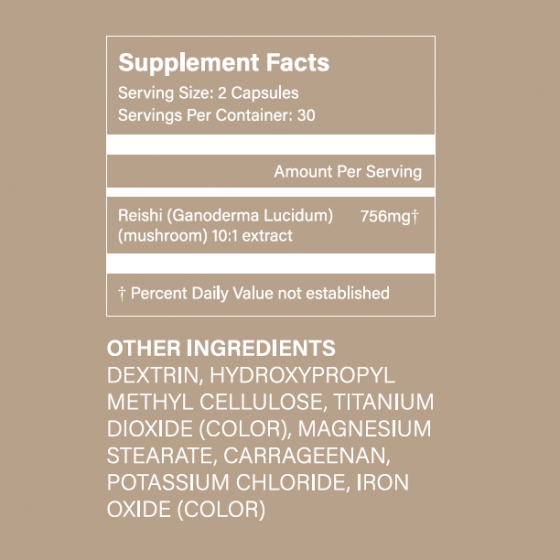 Reishi Supplement - 3 Month Supply