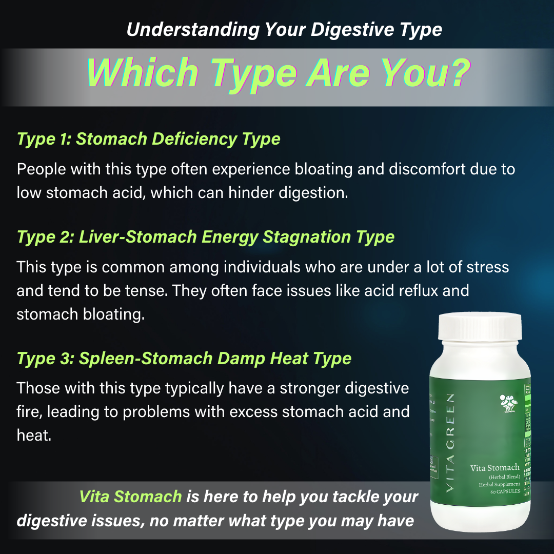 Vita Stomach Herbal Supplement (60 Capsules)