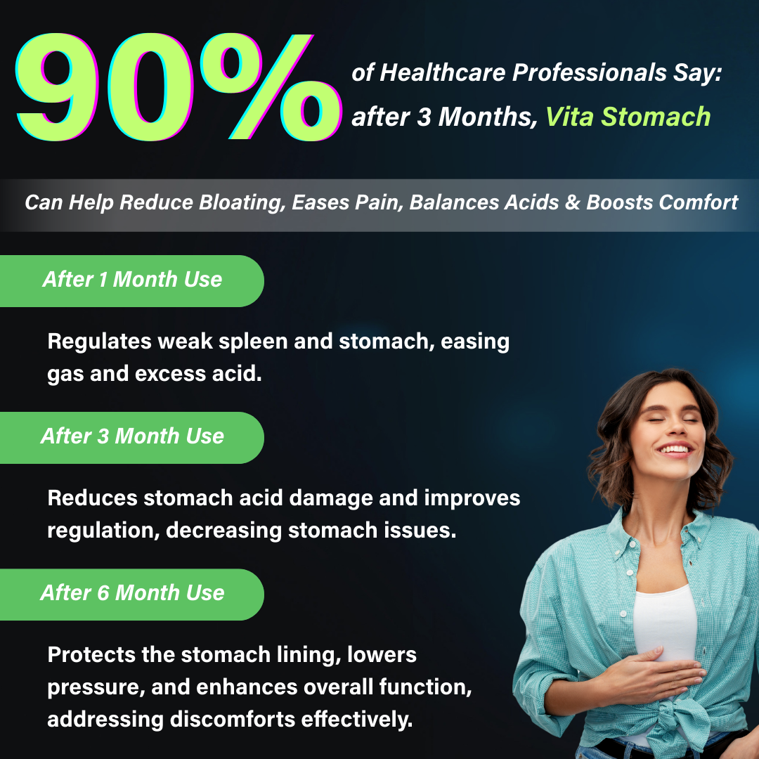 Vita Stomach Herbal Supplement (60 Capsules)